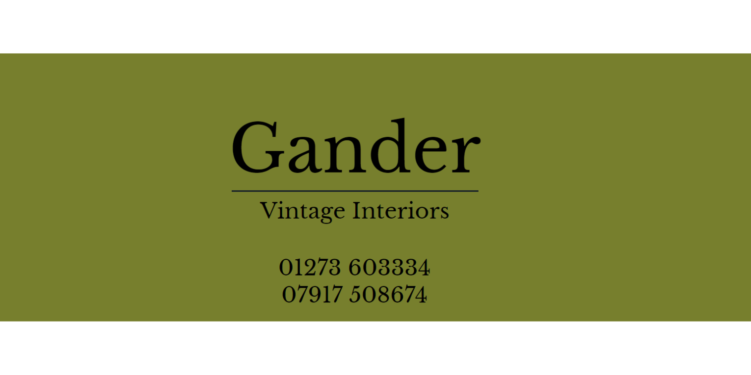 Gander Vintage Interiors